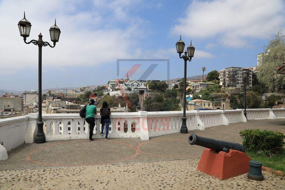 Valparaiso Panoramablick in Richtung Altstadt