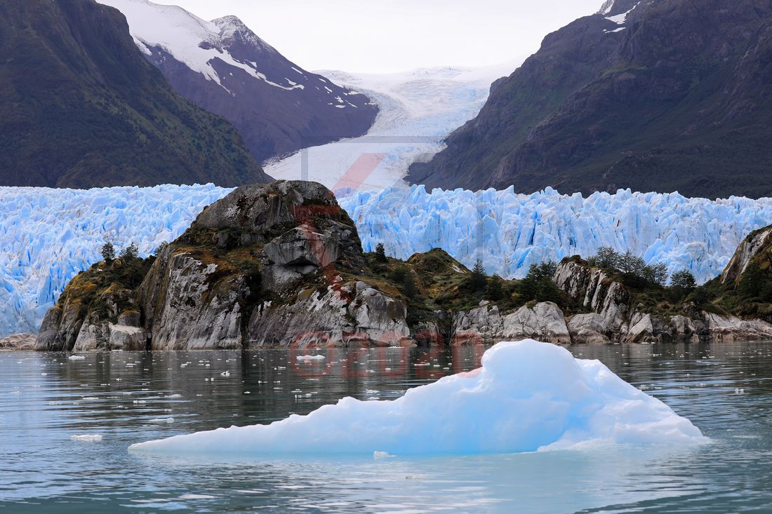 Ventisquero Skua Gletscher oder Amalia Gletscher in Chile
