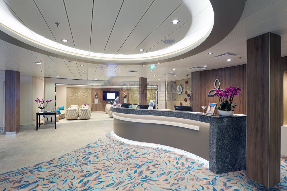 Vitality at Sea entrance Fitness Center Harmony of the Seas