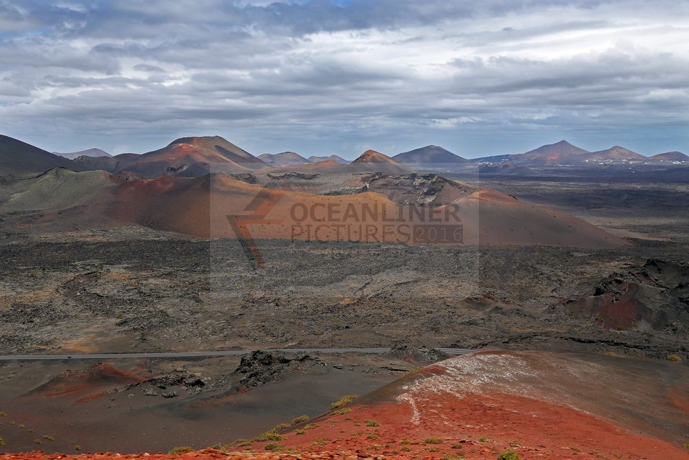 Vulkankrater Corazoncillo im Timanfaya Nationalpark Lanzarote