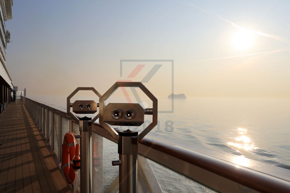 Waterfront Norwegian Bliss am frühen Morgen