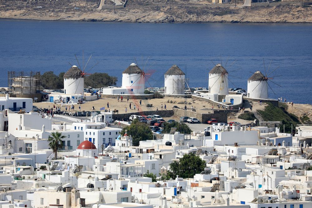 Windmühlen Kato Mili Mykonos Stadt